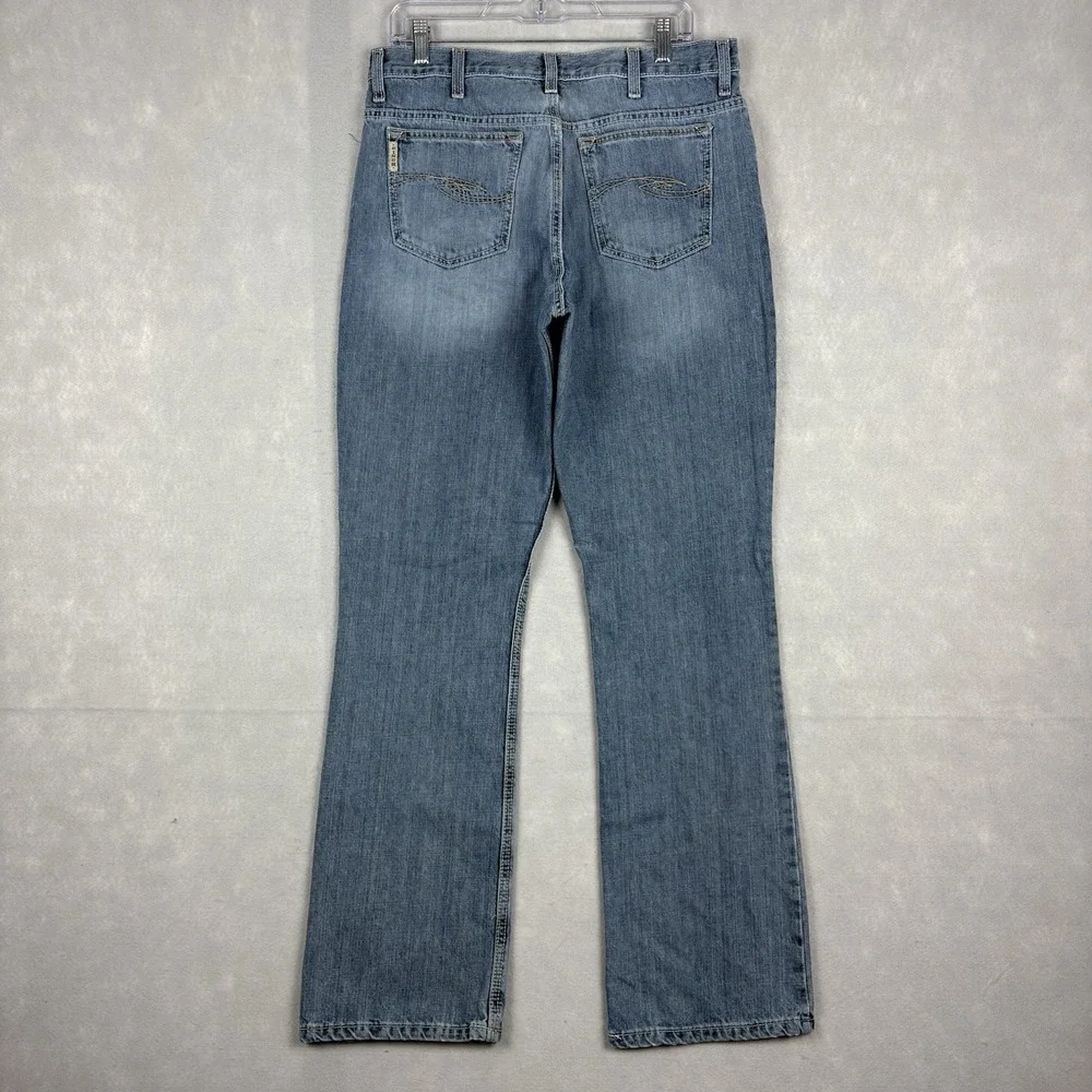 Cinch White Label Relaxed Bootcut Jeans Men’s 33x34 (Fits 33x33) Blue Western